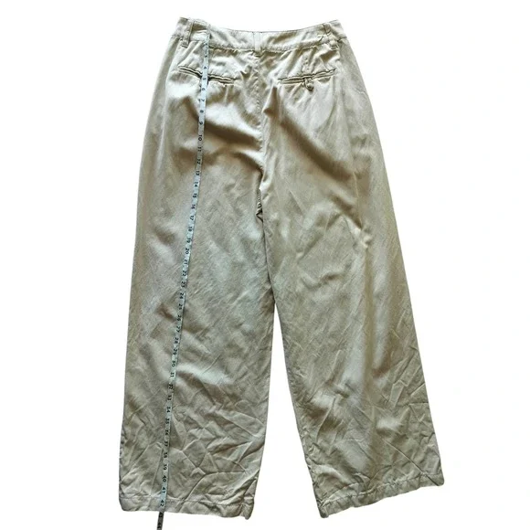 Madewell Women's Harvest Moon The Harlow Wide-Leg Pants Full-Length Size 8 - Picture 9 of 13